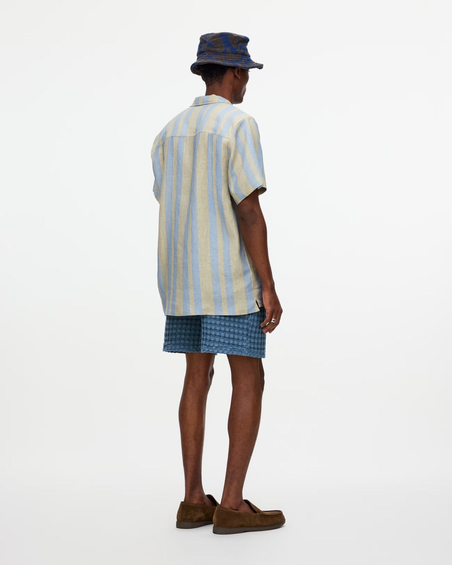 Mist Strata Cuba Linen Shirt