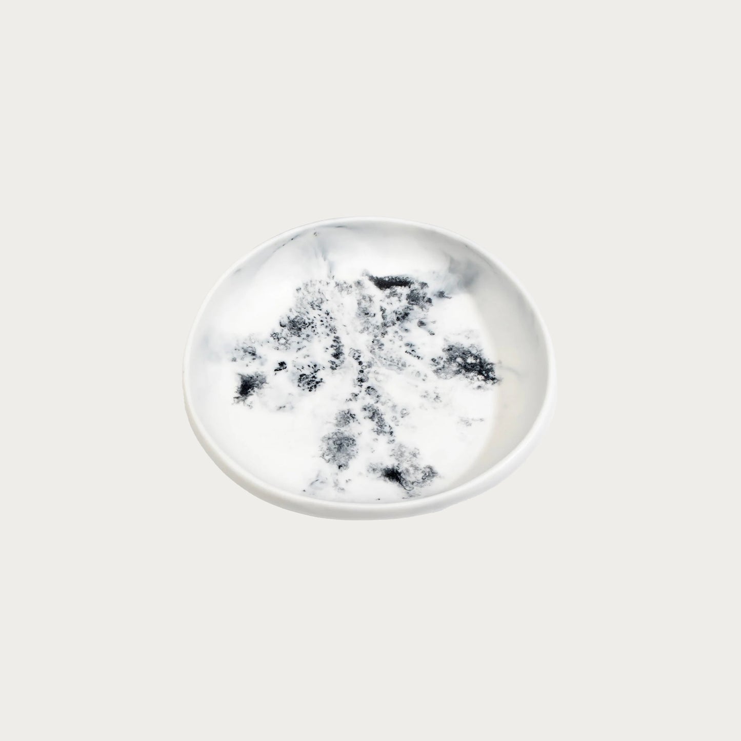 Medium Earth Bowl – White Marble