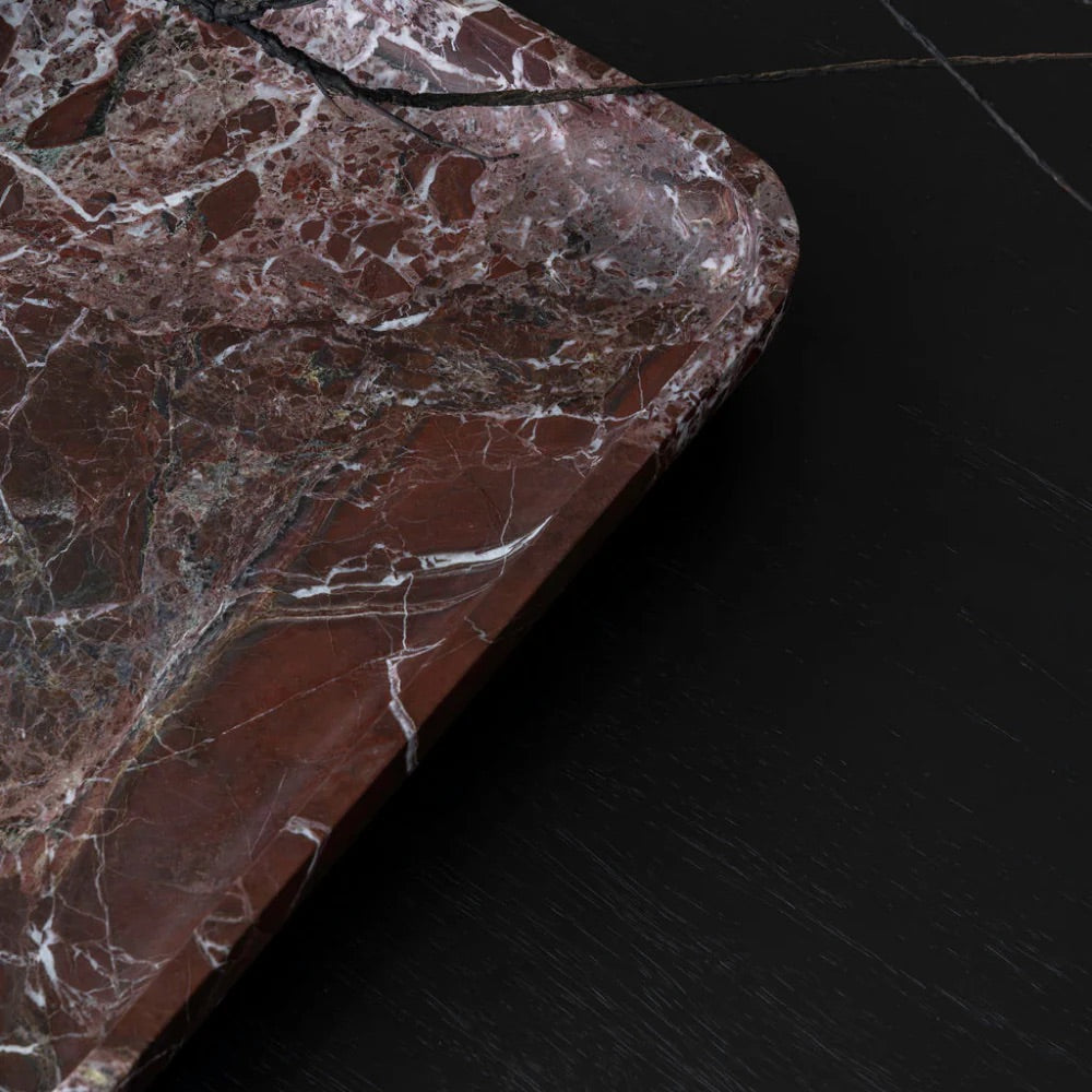 The Architect Footed Letter Tray – Rosso Levanto