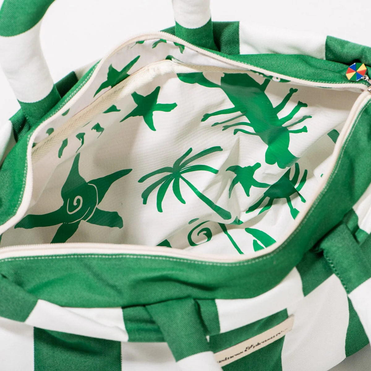 The Cloud Cooler Tote Bag – Crew Canyon Green Stripe