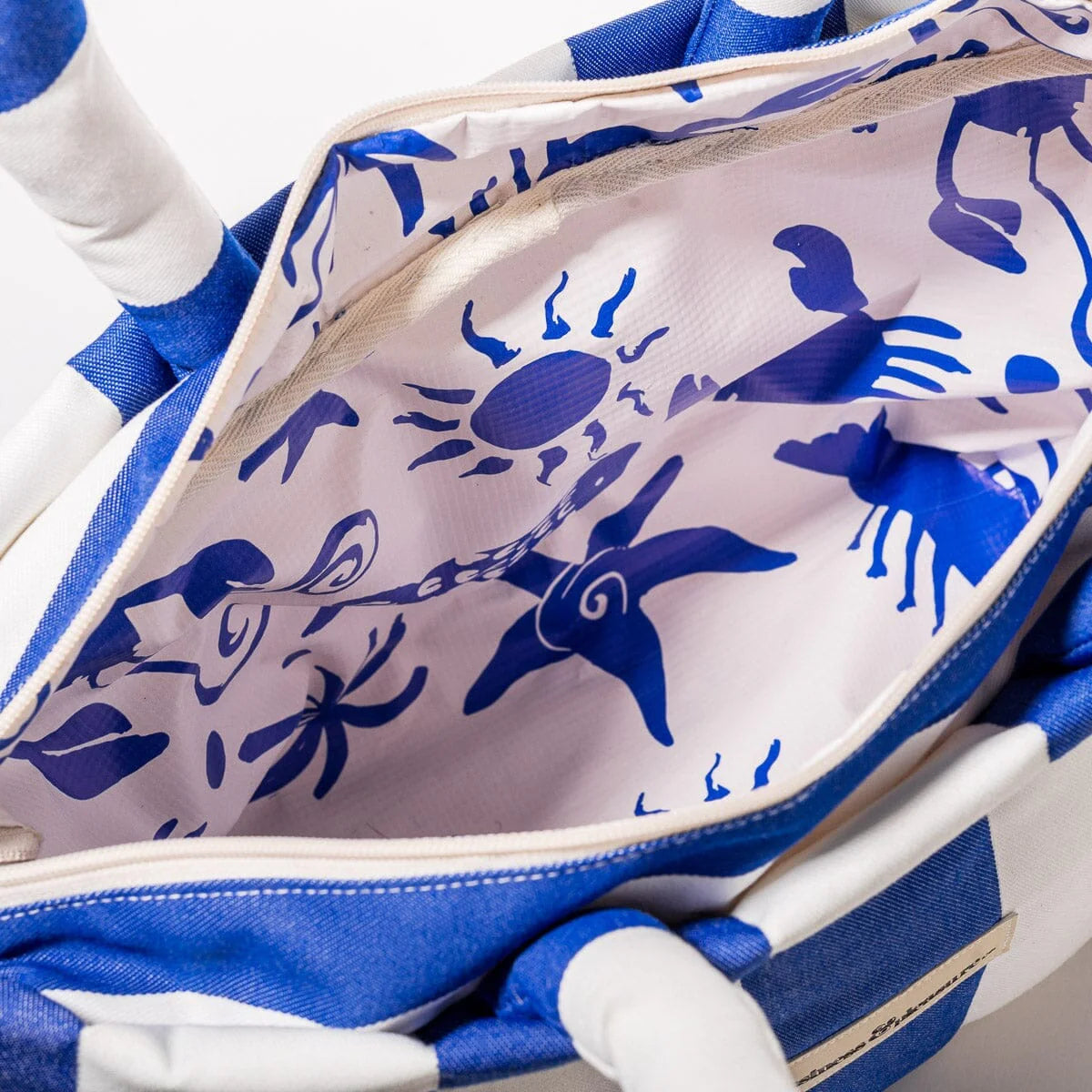 The Cloud Cooler Tote Bag – Crew Mediterranean Blue Stripe