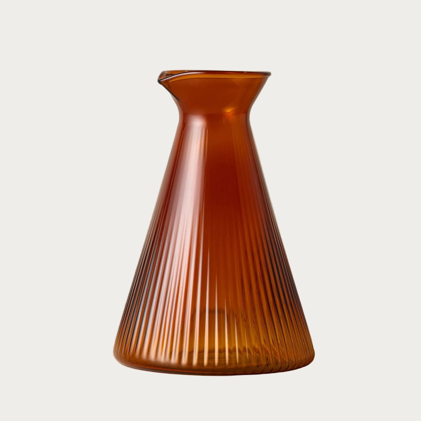 Kairos Angular Carafe – Dark Amber