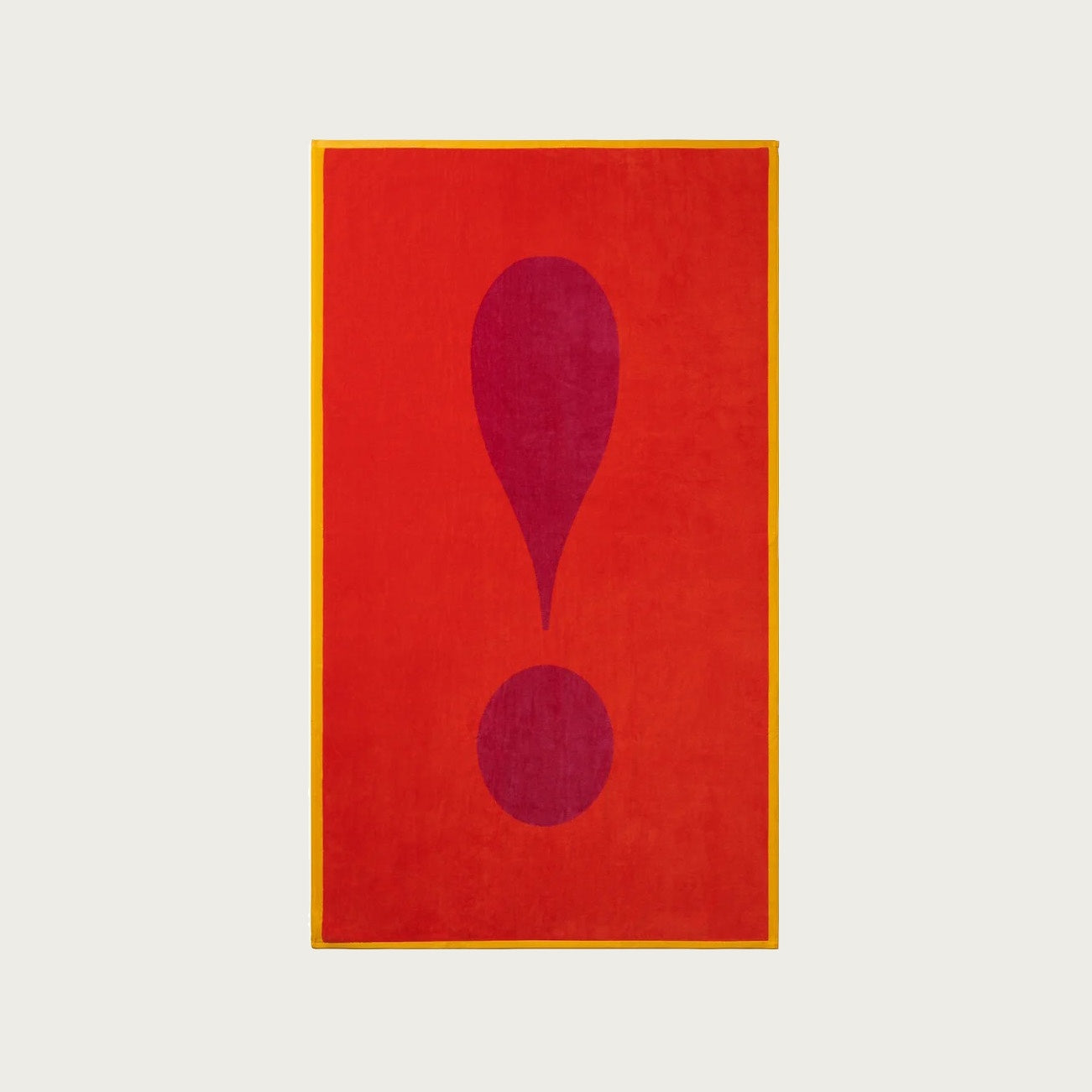 Exclamation Towel – Orange