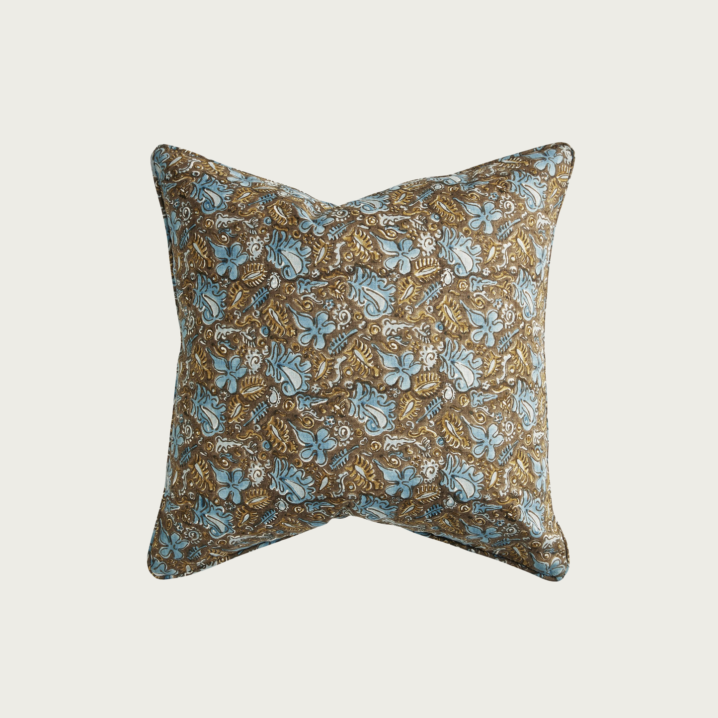Maluku Tobacco Linen Cushion