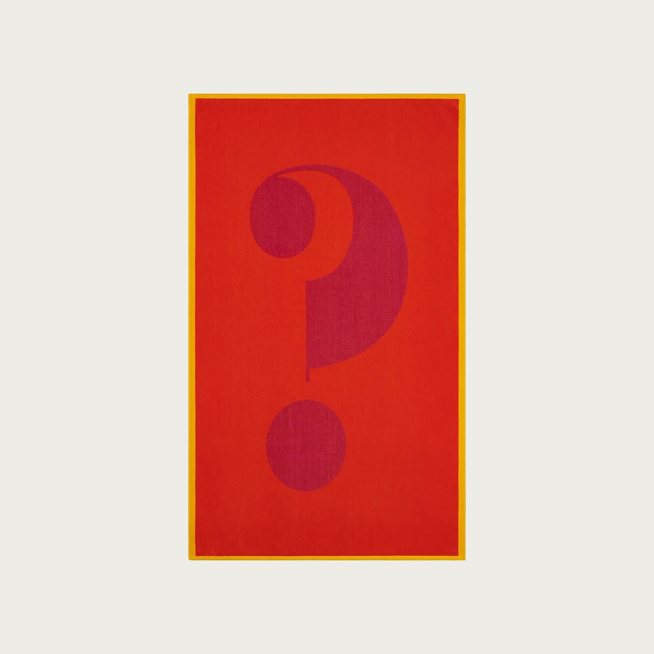 Question Towel – Orange