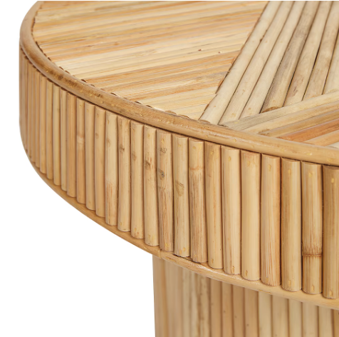 Cane Side Table