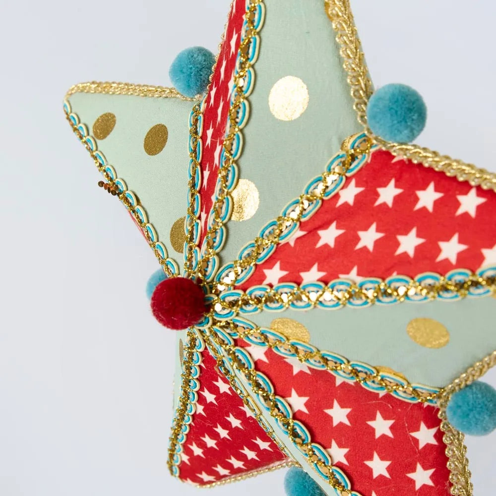 Carnival Hanging Star – Red & Green