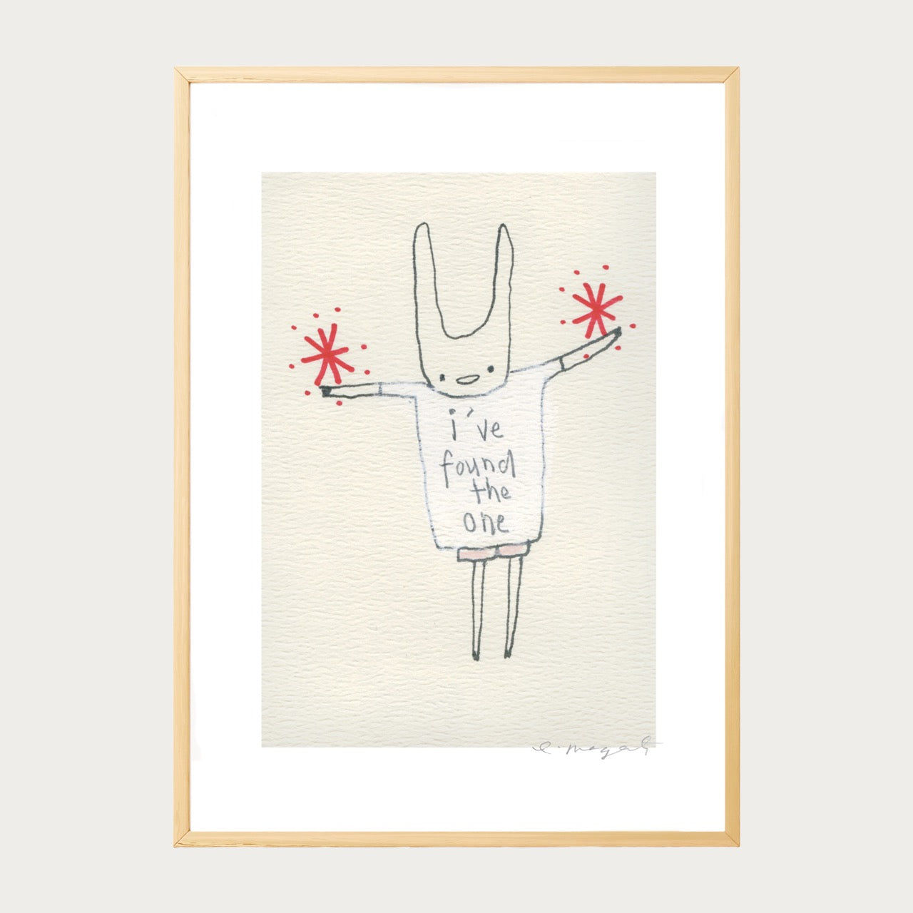 'I've Found the One' Framed Print