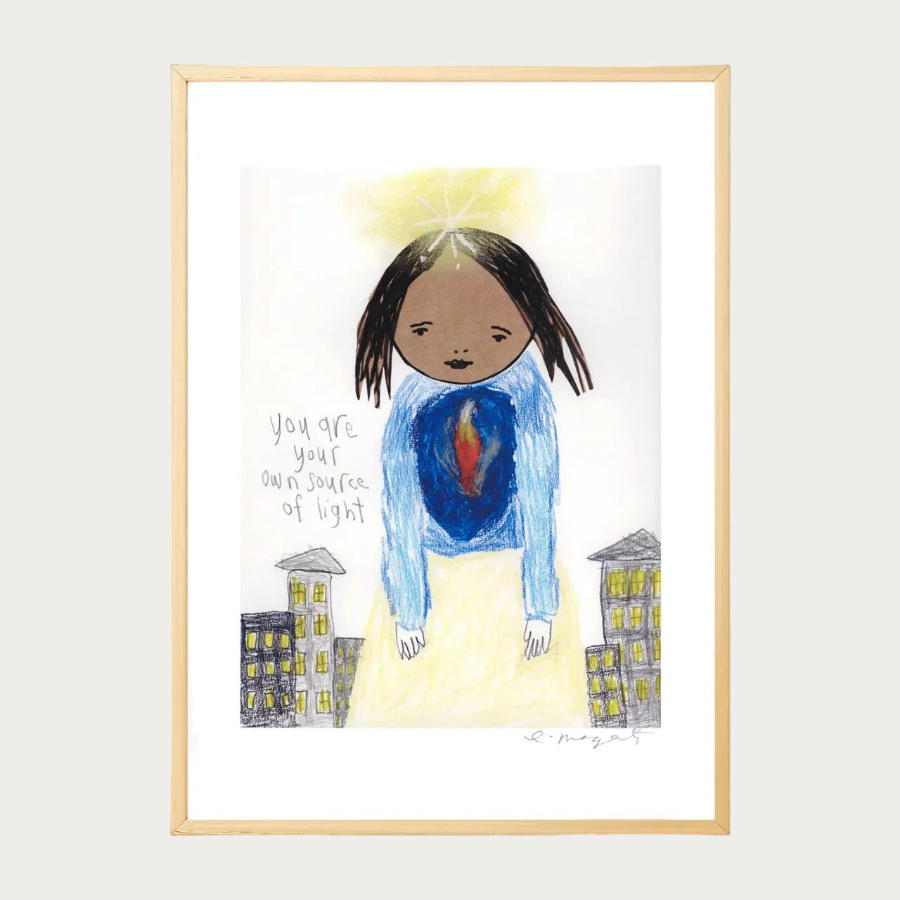 'Source of Light' Framed Print