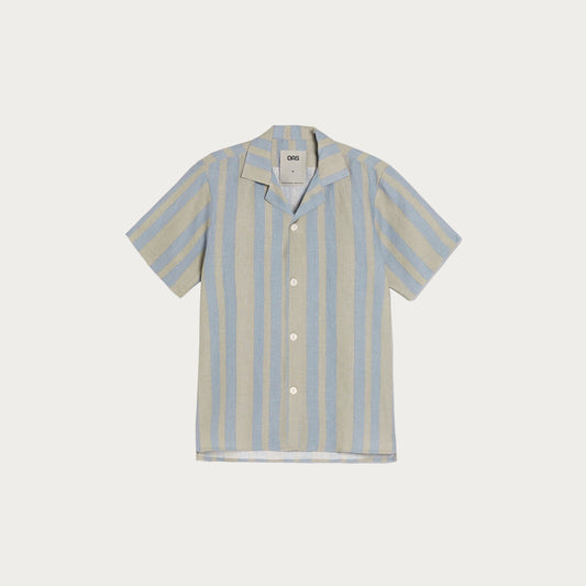 Mist Strata Cuba Linen Shirt