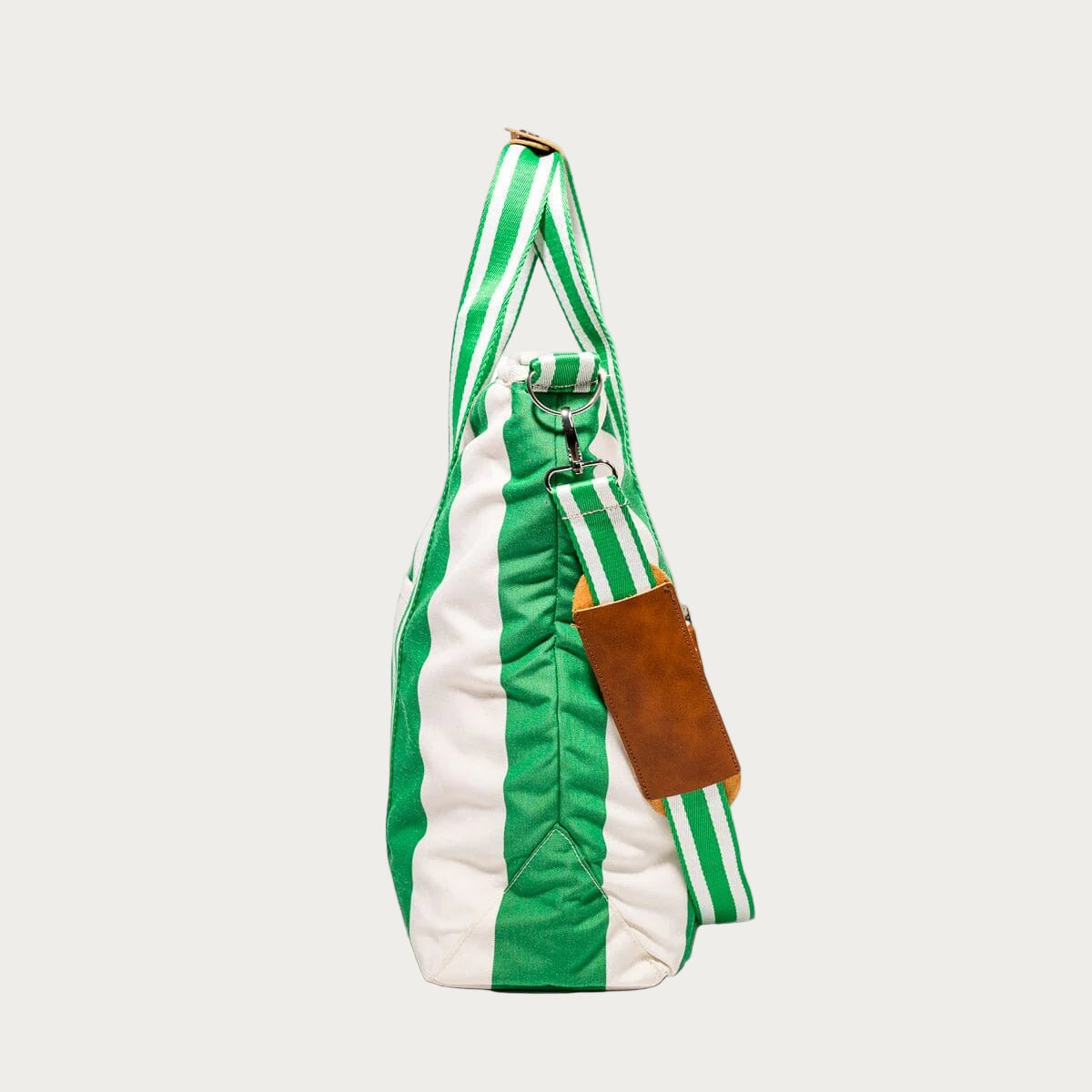 The Cooler Tote Bag – Crew Canyon Green Stripe