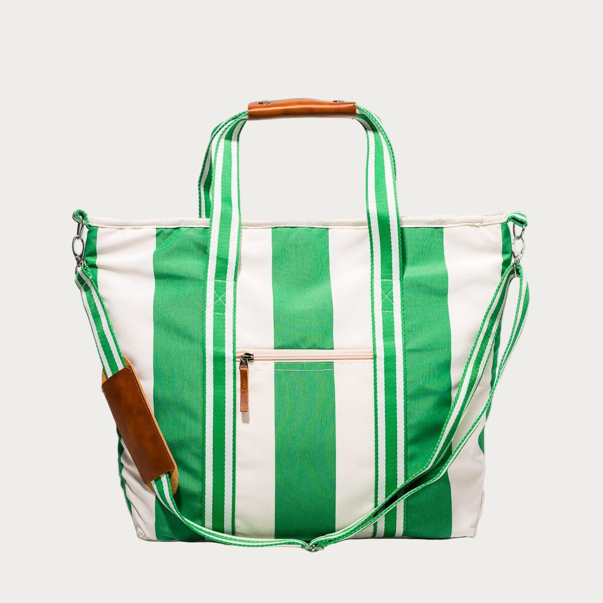 The Cooler Tote Bag – Crew Canyon Green Stripe