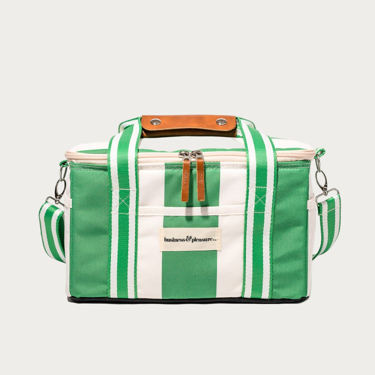 The Premium Cooler Bag – Crew Canyon Green Stripe