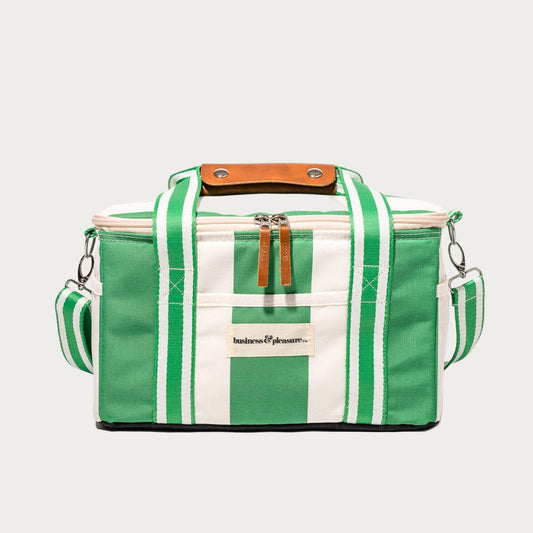 The Premium Cooler Bag – Crew Canyon Green Stripe