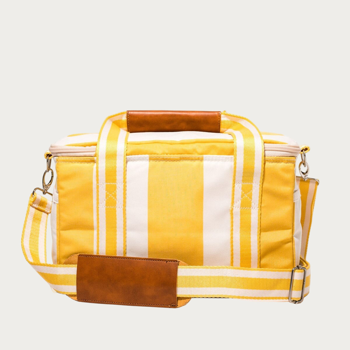 The Premium Cooler Bag – Crew Mimosa Yellow Stripe