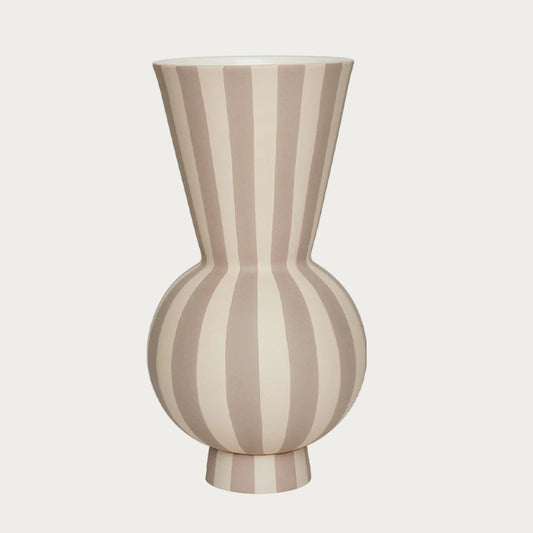 Toppu Vase Round – Clay