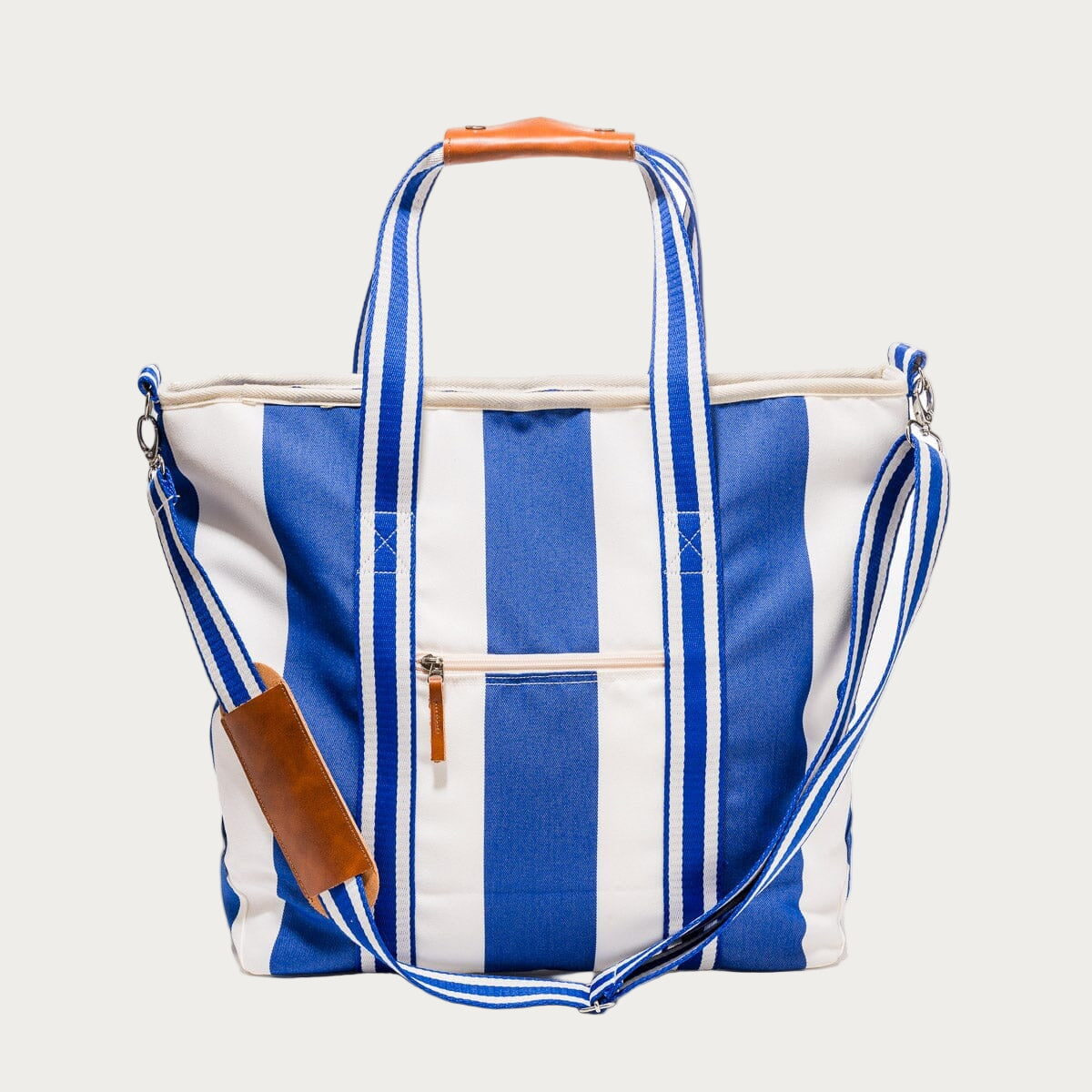 The Cooler Tote Bag – Crew Mediterranean Blue Stripe