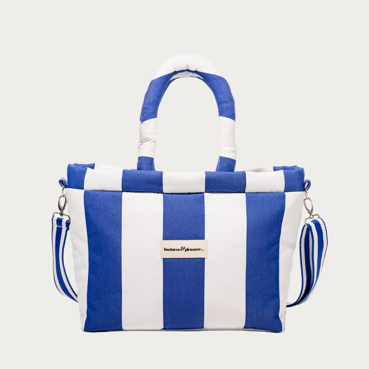 The Cloud Cooler Tote Bag – Crew Mediterranean Blue Stripe