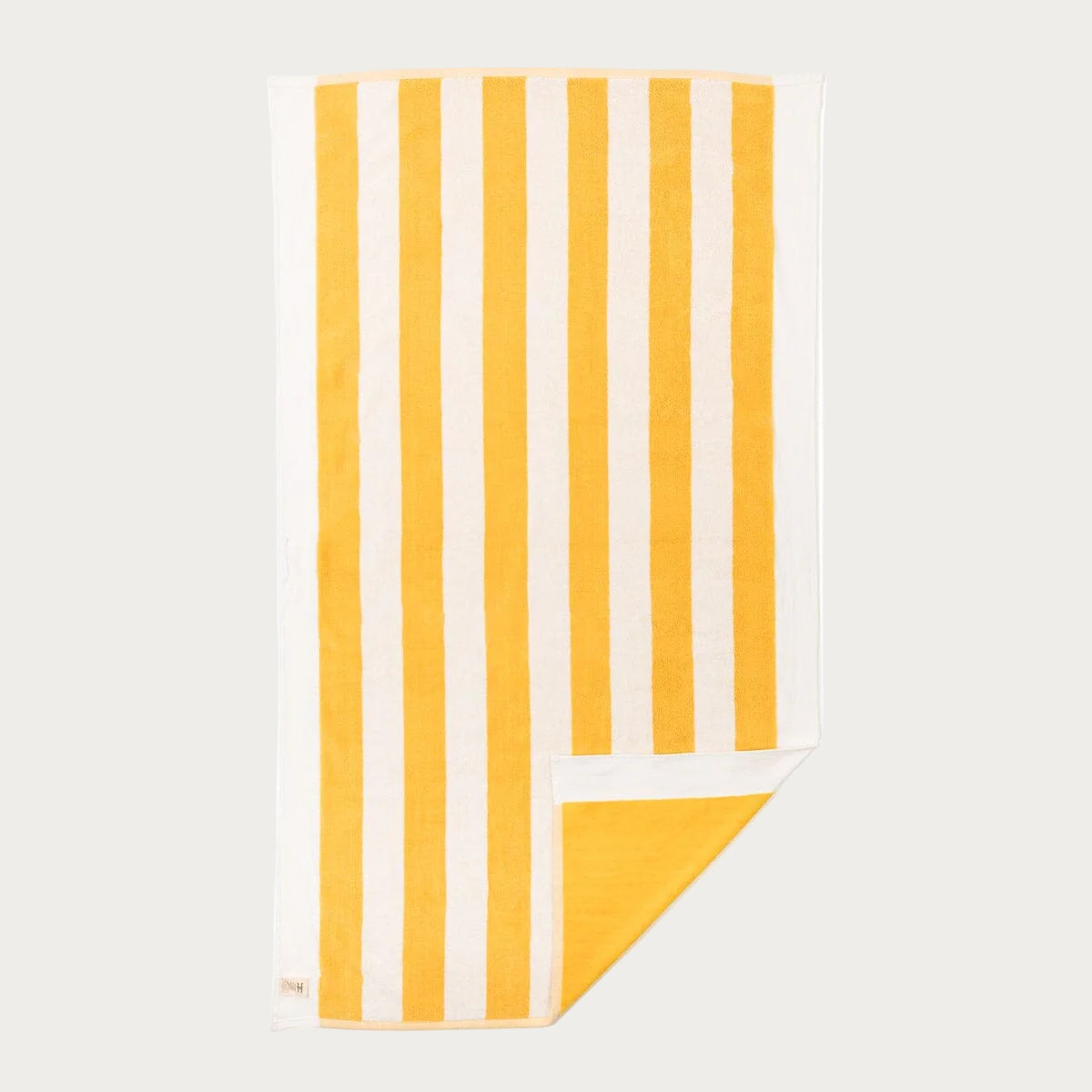Beach Towel – Crew Mimosa Yellow Stripe