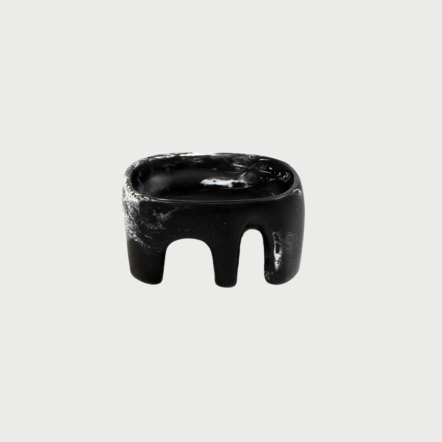 Medium Branch Bowl – Black Marble