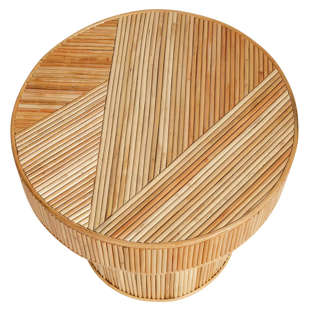 Cane Side Table