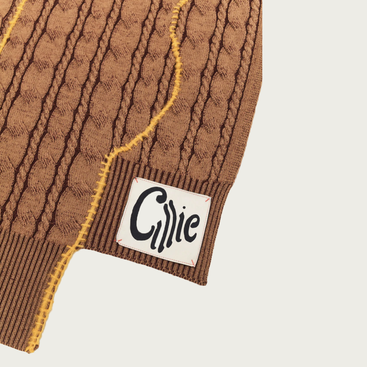 Knitted Sweater Throw – Fake Tan