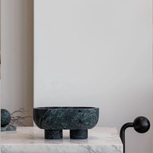 The Muse Footed Oval Tray – Verde Alpi