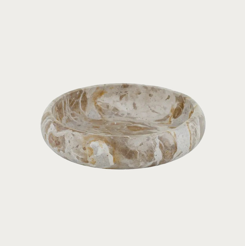 Xena Marble Bowl – Taupe