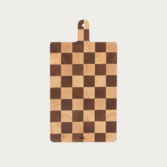 Acacia Wood Checkboard Serving Board