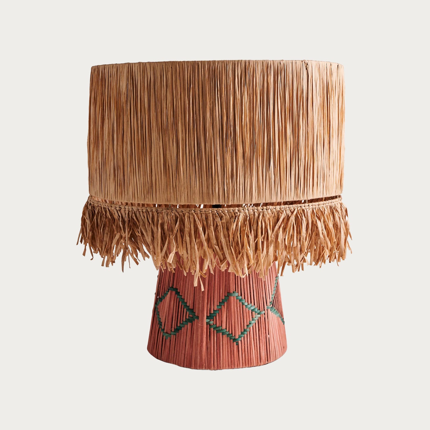 Como Raffia Table Lamp